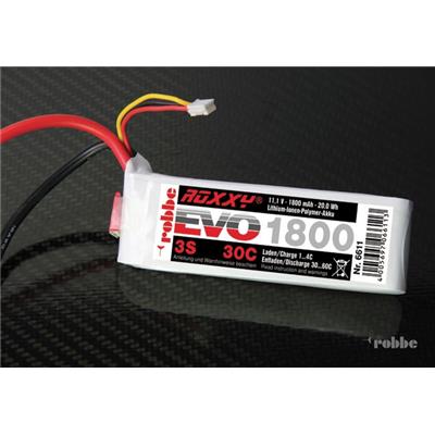 Pack LiPo Roxxy Evo 3S 1800 mAh 11,1V 30C