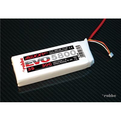 Pack LiPo Roxxy Evo 3S 5800 mAh 11,1V 30C