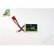 Pack LiPo Black Lithium 2S 800 mAh 7.4V 35C