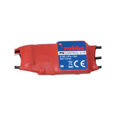 Contrôleur Brushless Ro-Control 3-15A BEC 5V-2A