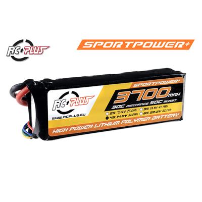 Pack LiPo SportPower+ 4S 3700 mAh 14,8V 30C