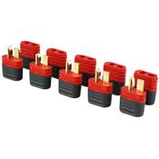 Prise T-plug type Deans avec manchon protecteur 5 paires