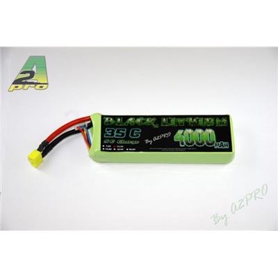 Pack LiPo Black Lithium 2S 4000 mAh 7.4V 35C