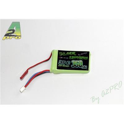 Pack LiPo Black Lithium 2S 350 mAh 7.4V 35C