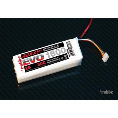 Pack LiPo Roxxy Evo 2S 1600 mAh 7.4V 30C