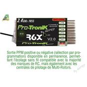 Radiocommande PTR-6A V2 6 voies 6/6/0 accu TX