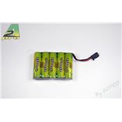 Batterie réception NiMh 6,0V 2500mAh AA FUTABA