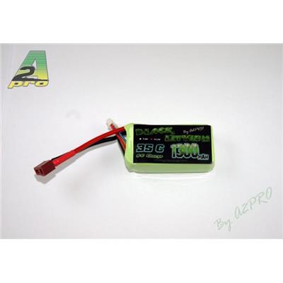 Pack LiPo Black Lithium 3S 1300 mAh 11,1V 35C