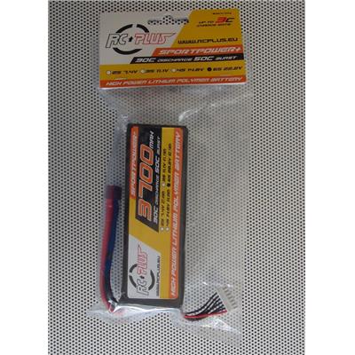 Pack LiPo SportPower+ 6S 3700 mAh 22,2V 30C