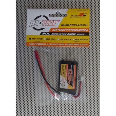 Pack LiPo SportPower+ 2S 450 mAh 7.4V 30C