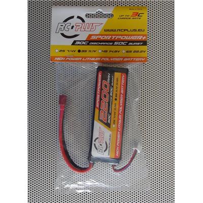 Pack LiPo SportPower+ 3S 2200 mAh 11,1V 30C