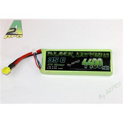 Pack LiPo Black Lithium 2S 4400 mAh 7.4V 35C