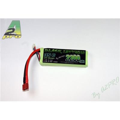 Pack LiPo Black Lithium 2S 2200 mAh 7.4V 35C