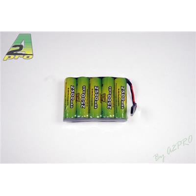 Batterie réception NiMh 6,0V 2500mAh AA UNI-JR