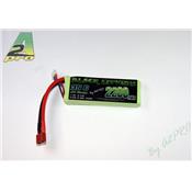 Pack LiPo Black Lithium 2S 2200 mAh 7.4V 35C