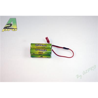 Batterie réception NiMh 4,8V 2500mAh AA BEC