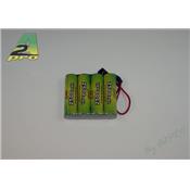 Batterie réception NiMh 4,8V 2500mAh AA FUTABA