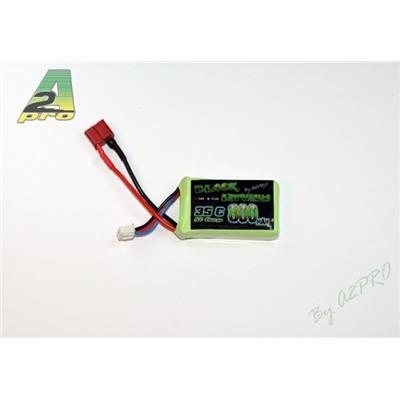 Pack LiPo Black Lithium 2S 800 mAh 7.4V 35C